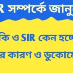 SIR কি | SIR কেন হচ্ছে | ভয়ের কারণ | SIR Valid documents list
